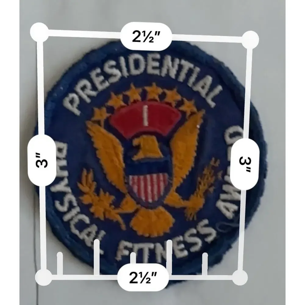 Vintage Presidential Fitness Award 1960’s Patch Only, No Certificate P16